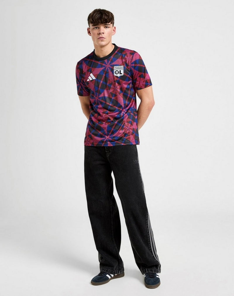 CAMISA ADIDAS LYON PRÉ JOGO 2025/26 TORCEDOR