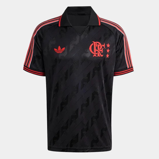 CAMISA ADIDAS FLAMENGO LIFESTYLER 25/26 - PRETO