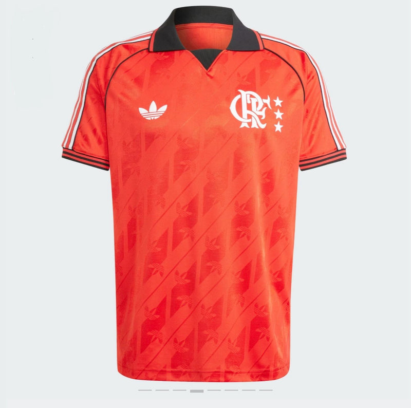 CAMISA ADIDAS FLAMENGO LIFESTYLER 25/26 - VERMELHO