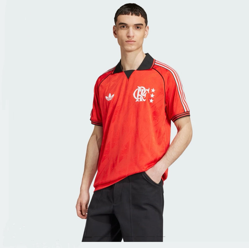 CAMISA ADIDAS FLAMENGO LIFESTYLER 25/26 - VERMELHO