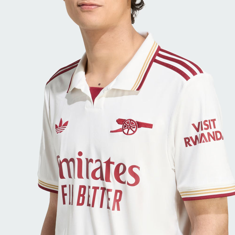 CAMISA ADIDAS ARSENAL III 2025/26 TORCEDOR