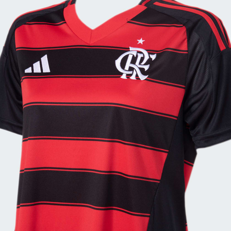 CAMISA FEMININA ADIDAS FLAMENGO I 2025/26